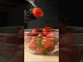 Download Lagu ASMR Strawberry Milkshake 🍓 Easy Step by Step Recipe with Vanilla Ice Cream \u0026 Honey #shorts #asmr
