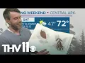 Nathan Scott shows off his leaf collection from 10th grade