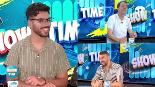 مشهد كوميدي بين مغني أمين بن زينة والفنان القدير زهو حمادي في حصة           علا قنات الشباب     دندنها