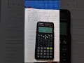 CASIO 991ES PLUS Calculator Matrix Multiplication 3 Matrix of Size 3X3