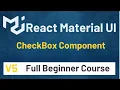 Material UI In React JS Tutorial CheckBox Component Material UI V5