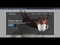 Coffee Cafe Website Using Only HTML CSS Beginner Friendly Project No JavaScript Needed