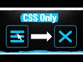 How To Build An Animated Hamburger Menu With Only CSS