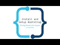 A1-11-1 Install and Setup Bootstrap Getting Started with Angular Pankaj Parkar