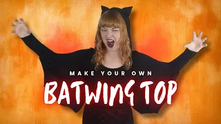 DIY: Add Bat Wings to ANY Top! // Halloween DIY // Re-Upload