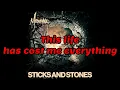MUDVAYNE - STICKS AND STONES (Lyric Video)