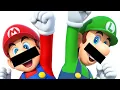if MARIO and LUIGI shaved their MUSTACHES