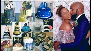 its 40 beautiful cakes from adesua etomi to celebrate 40th birthday of banky w in tears as love win
