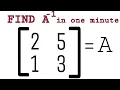 find inverse in 1 minute inverse shortcut mathematica