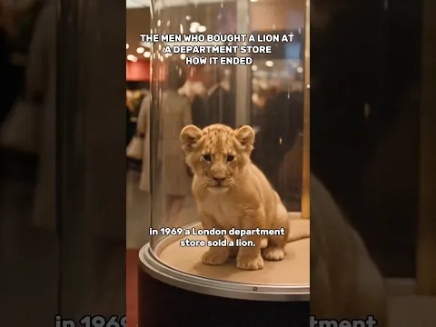 THE LADS WHO BOUGHT A LION AT A DEPARTMENT STORE ! HOW IT ENDED #lion