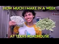 week as a texas roadhouse server