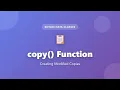 Kotlin Data Classes copy Function Explained - Creating Modified Copies Tutorial