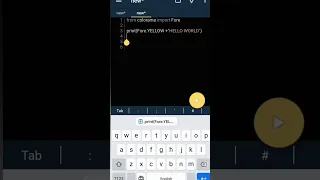 Colored Output In Python