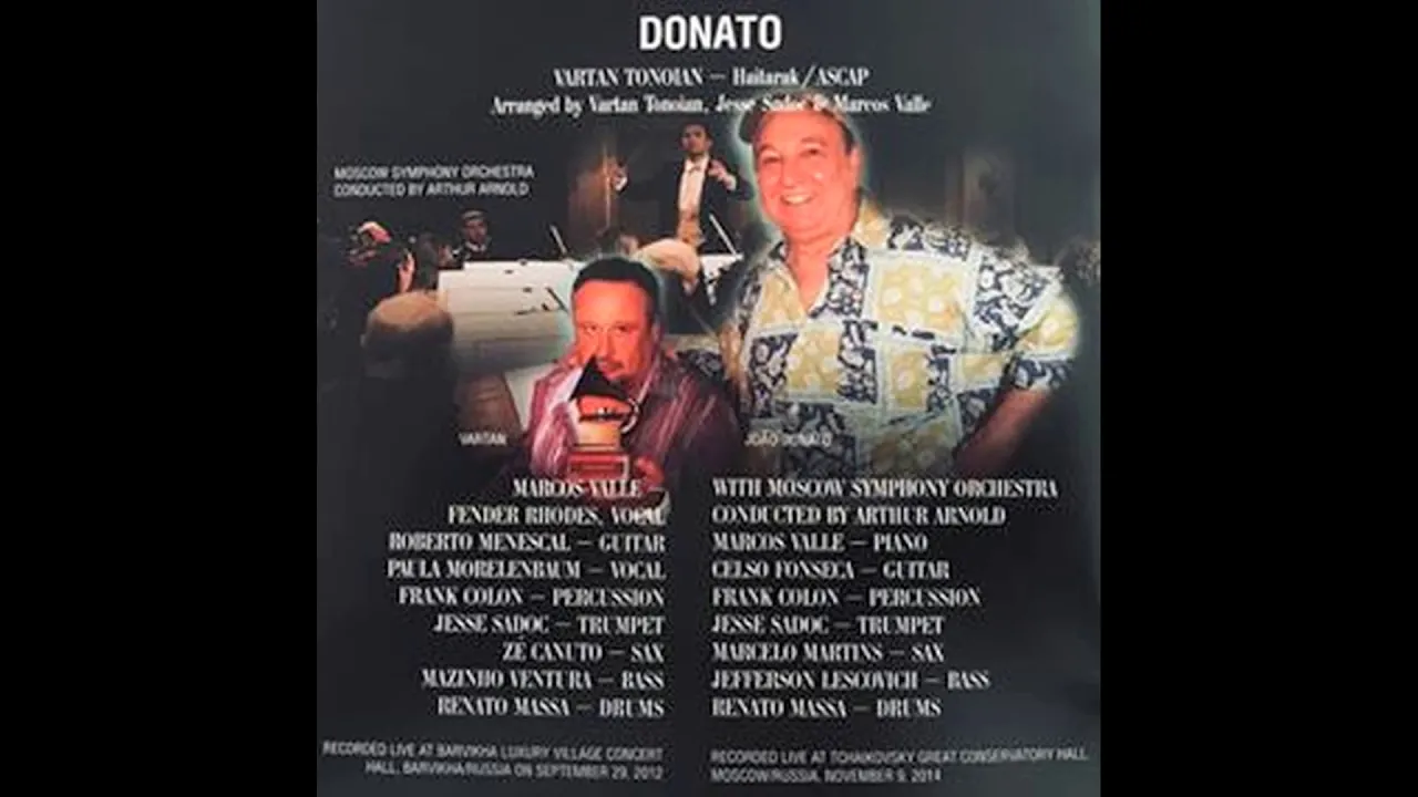 DONATO - MUSIC COMPOSED BY VARTAN J. TONOYAN DONATO - MUSIC COMPOSED BY VARTAN J. TONOYAN