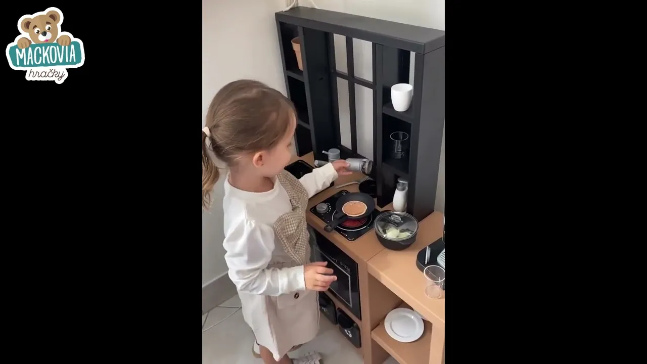 Domčeky pre bábiky sety - Set prebaľovací vozík s kuchynkou Natur Baby Nurse Smoby - 7