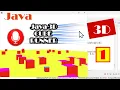 Java 3D Cube Runner Part 1 Small Cube Running Through Scattered Cubes With SRC