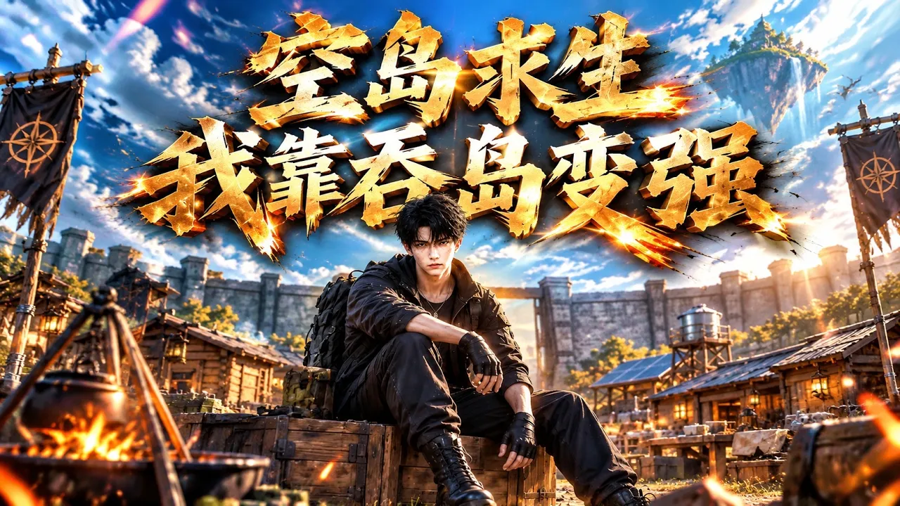 In Sky Island Survival, I’ve grown stronger by devouring islands!