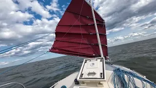 S3E10 Making a New Plan on the Fly // Sailing into Hampton Roads