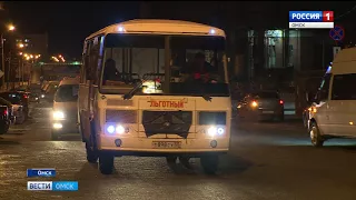 В Омске сегодня частично остановилось сообщение с областными районами