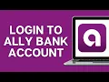 How To Login To Ally Bank Account