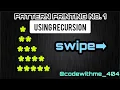 Half Pyramid Pattern Using Recursion in C Language
