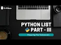 Best Python Tutorial in Hindi List in python Part-3 Tutorial 10-For beginners CodeGuru
