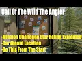 Call Of The Wild The Angler Mission Challenge Star Rating Explained Cardboard Do This From Start