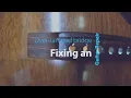 Lagu Fixing an over-ramped bridge on a Martin guitar