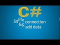 C Sqlite conection and add data