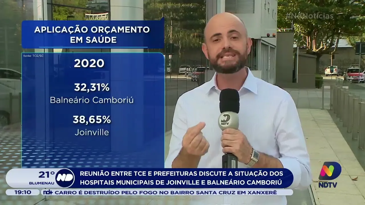 TCE discute situação de hospitais de Joinville e Balneário Camboriú