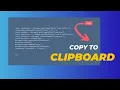 HTML Copy to Clipboard Button Tutorial Step-by-Step Guide with Source Code