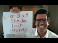 Live Q A with Stephen Gardner Stimulus Checks Life Money Personal Development