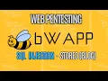 WEB PT - bWAPP SQL Injection Stored Blog