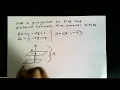Distance Between Parallel Planes Using a Projection