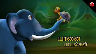 tamil elephant cartoon songs and nursery rhymes for kids from pattampoochi