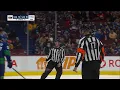 Luke Kunin Takes A Puck The Ear