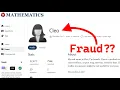 Was Cleo from MathStackExchange a Fraud