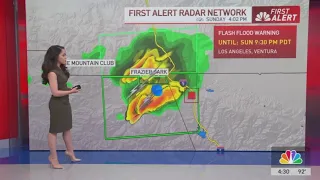 Flash flood warning issued for Gorman surrounding areas