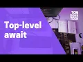 Top-level await in Node js 14