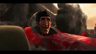 turbo the movie 2013 chet motivates race back on finish happy ending scene clip rainbowgear