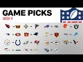 Week 4 Game Picks