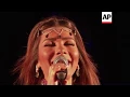 Syrian singer Assala Nasri performs in Bethlehem