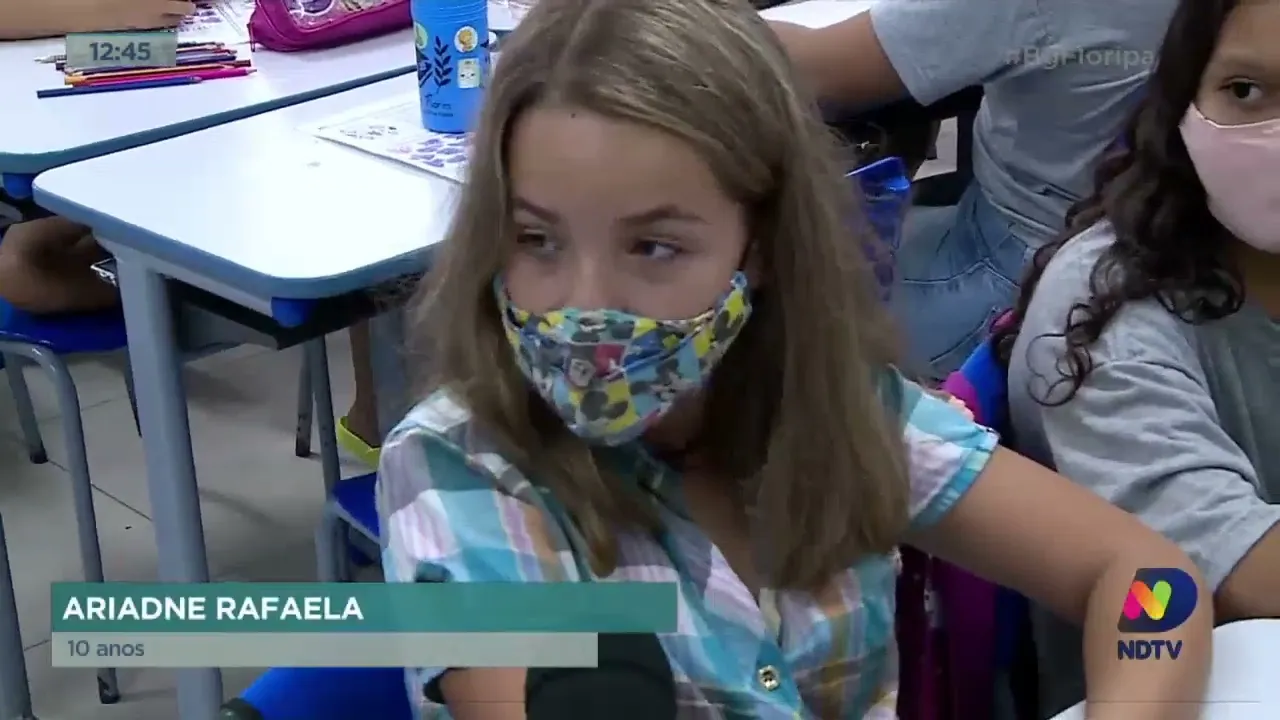 100% presencial: aulas na Rede Municipal retornaram hoje em São José