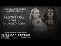 Lagu ALLISYN KAY (c) vs THUNDER ROSA | NWA Hard Times Highlights