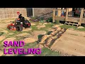 SAND LEVELING for a FLAT LAWN with the BIG DRAG