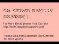 DeepTechSupport SQL Server SoundEx Function