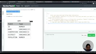 Japan Population SQL Aggregation HackerRank Solution
