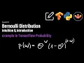 Bernoulli Distribution Intro Example with TensorFlow Probability