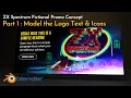 The Sinclair ZX Spectrum - A Blender Tribute Concept Tutorial