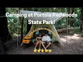 Snow Peak Camping at Portola Redwoods for the first time